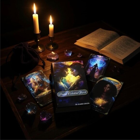 Tarot Card Deck – Mystical Divination Cards w/ Guidebook & Keepsake BoxNWT